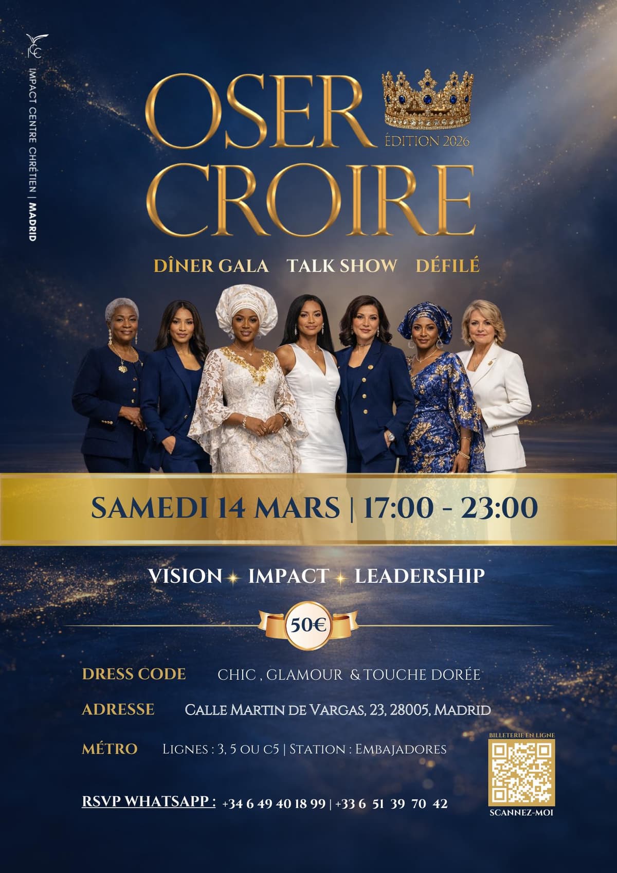Oser Croire 2026 — Dîner Gala